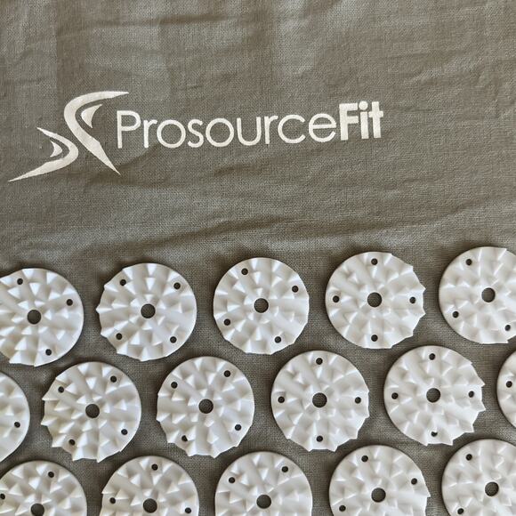 ProsourceFit Acupressure Mat Grey Back/Neck Pain Relief - Picture 4 of 5